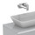 Ideal Standard CONNECT AIR top per mobile sottolavabo 80 cm per installazione con lavabi da appoggio su piano, grigio lucido E0849EQ