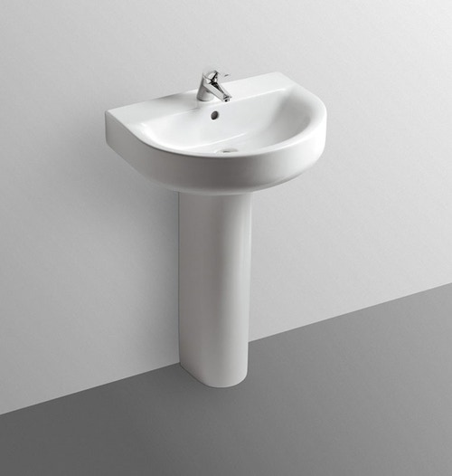 Immagine di Ideal Standard CONNECT lavabo Arc 60 cm, monoforo, con troppopieno, colore bianco E713501