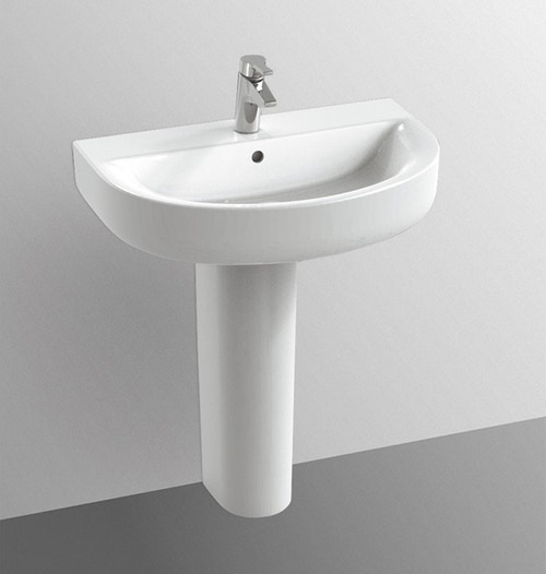 Immagine di Ideal Standard CONNECT lavabo Arc 70 cm, monoforo, con troppopieno, colore bianco E774001