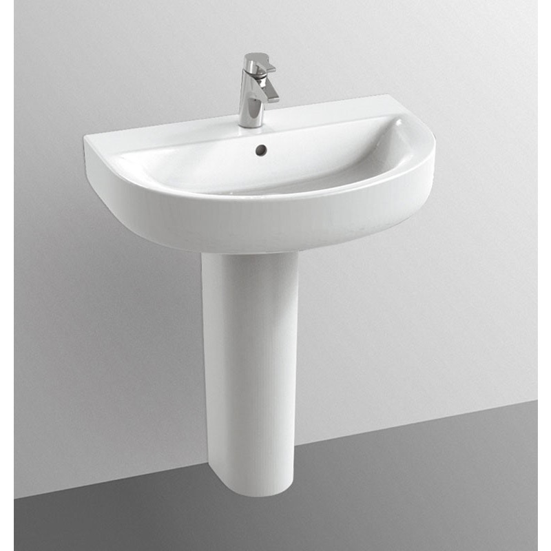 Immagine di Ideal Standard CONNECT lavabo Arc 70 cm, monoforo, con troppopieno, colore bianco E774001