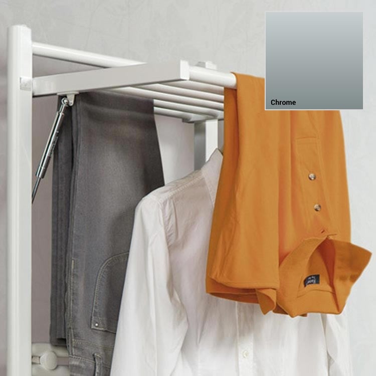 Immagine di Deltacalor Dryer Misto Scaldasalviette stendino cromo h. 1470 mm SEOLDM120050TC