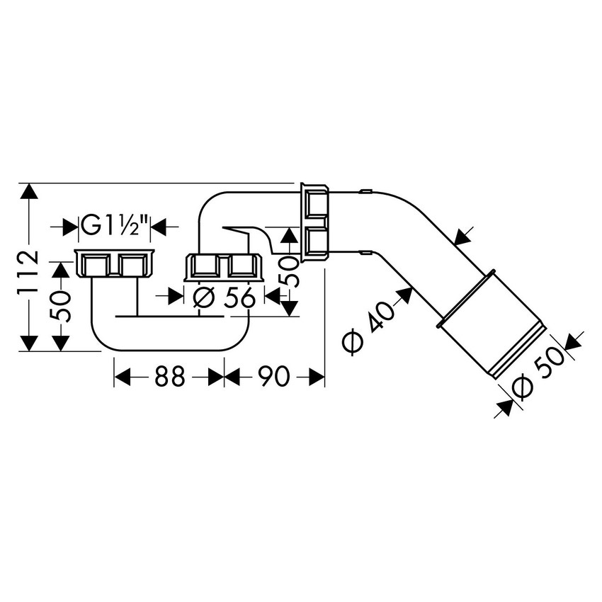 Immagine di Hansgrohe Sifone vasca 56373000