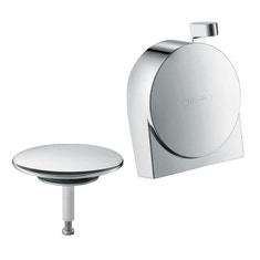 Immagine di Hansgrohe EXAFILL S set esterno erogazione vasca, set scarico e troppopieno, finitura cromo 58117000