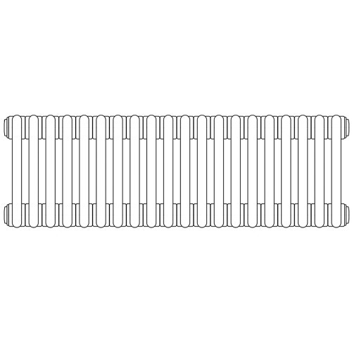 Immagine di Irsap TESI 5 radiatore per sostituzione G, 20 elementi H.68,5 L.90 P.17,7 cm, colore bianco finitura opaco RT5068520J8IR02N