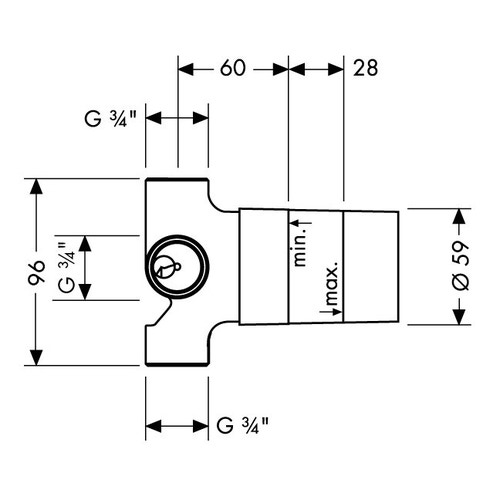 Immagine di Hansgrohe Corpo incasso per deviatore quattro per installazioni ad incasso 15930180