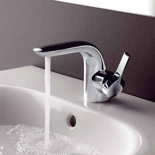 Immagine di Ideal Standard MELANGE miscelatore monocomando lavabo, bocca di erogazione fissa, tubi rigidi, finitura cromo A4258AA