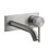 Immagine di Gessi 316 TRAME miscelatore lavabo a parete P.16 cm, senza scarico, finitura steel brushed 54388#239