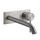 Gessi 316 TRAME miscelatore lavabo a parete P.21 cm, senza scarico, finitura steel brushed 54390#239