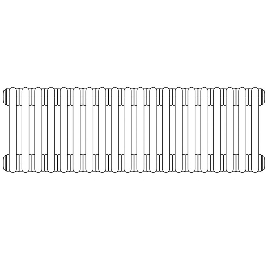 Immagine di Irsap TESI 3 radiatore per sostituzione A, 20 elementi H.86,5 L.90 P.10,1 cm, colore grigio medio finitura ruvido RT30865204DIRNON