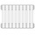 Irsap TESI 4 radiatore per sostituzione A, 9 elementi H.86,5 l.40,5 P.13,9cm, colore bianco finitura opaco RT4086509J8IRNON