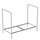 Ideal Standard ADAPTO barre di giunzione L.85 cm, per installazione freestanding delle mensole U8601FY