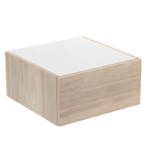 Immagine di Ideal Standard ADAPTO base sospesa L.50 cm, in truciolare nobilitato, finitura legno miele U8421FF