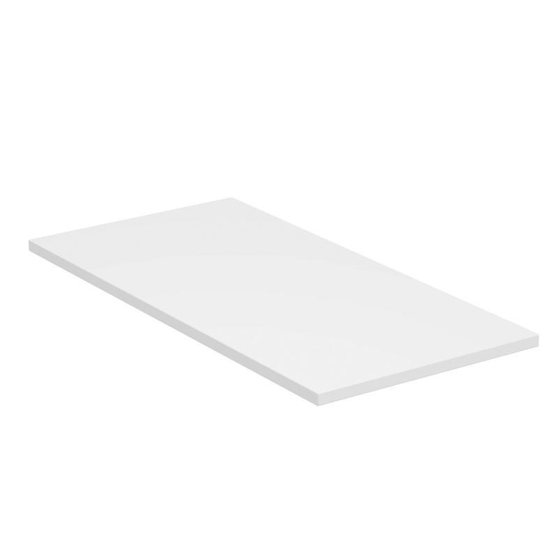 Immagine di Ideal Standard ADAPTO top L.25 cm, per basi sospese o barre di giunzione, colore bianco finitura lucido U8410WG