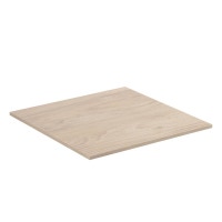 Immagine di Ideal Standard ADAPTO top L.50 cm, per basi sospese o barre di giunzione, finitura legno miele U8412FF