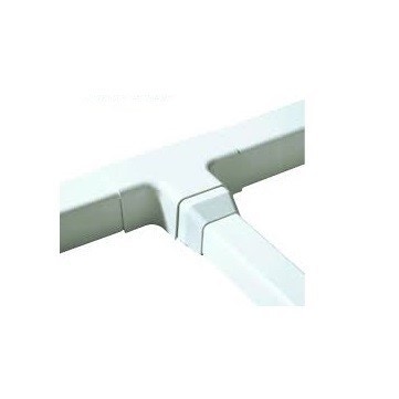 Immagine di Tecnogas deviazione a "T" per canalina, 6,5x5 cm, colore bianco 12815