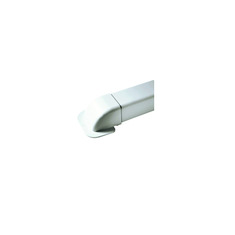Immagine di Tecnogas curva a muro per canalina 6,5x5 cm, colore bianco 12801 
