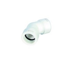 Immagine di Tecnogas Curva ad angolo 45°, Ø 20 mm, colore bianco  62012
