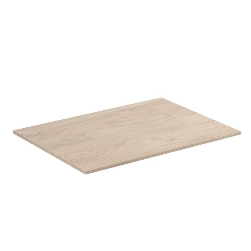 Immagine di Ideal Standard ADAPTO top L.70 cm, per basi sospese o barre di giunzione, finitura legno miele U8414FF