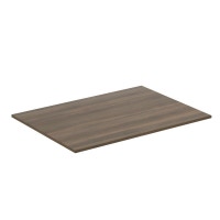Immagine di Ideal Standard ADAPTO top L.70 cm, per basi sospese o barre di giunzione, finitura noce scuro U8414FW