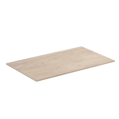 Immagine di Ideal Standard ADAPTO top L.85 cm, per basi sospese o barre di giunzione, finitura legno miele U8415FF