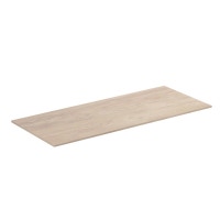 Immagine di Ideal Standard ADAPTO top L.120 cm, per basi sospese o barre di giunzione, finitura legno miele U8417FF