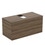 Immagine di Ideal Standard ADAPTO mobile sottolavabo L.105 cm, completo di top forato, finitura noce scuro U8597FW