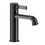 Immagine di Gessi INCISO- miscelatore lavabo H.20 cm, senza scarico, con flessibili di collegamento, finitura black metal brushed PVD 58002#707