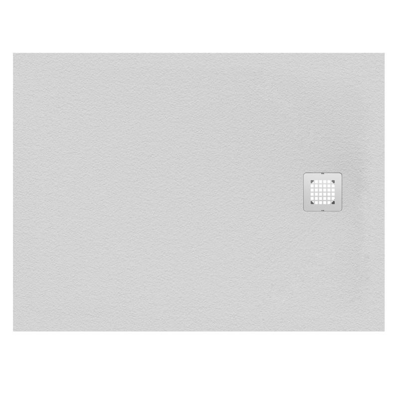 Immagine di Ideal Standard ULTRA FLAT S piatto doccia rettangolare L.90 P.70 cm ultrasottile, colore bianco finitura opaco effetto pietra K8190FR