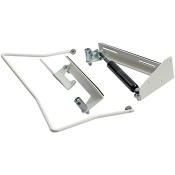 Immagine di Bocchi VERA coppia mensole pneumatiche reclinabili per lavabo Vera, 15,4x74,5x35,8cm, acciaio verniciato NS8590C