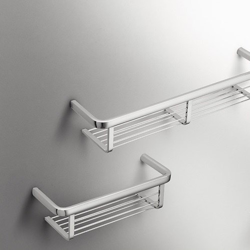 Immagine di Colombo Design LULÙ porta oggetti da doccia e vasca L.30 cm, finitura cromo B62320CR