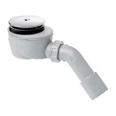 Immagine di Ideal Standard Piletta sifonata ispezionabile con foro Ø90 mm, finitura cromo J3417AA