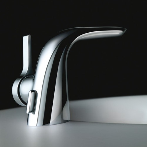Immagine di Ideal Standard MELANGE miscelatore monocomando lavabo, bocca di erogazione fissa, tubi flessibili, finitura cromo A4260AA