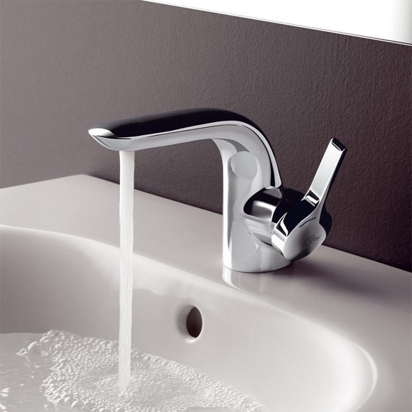 Immagine di Ideal Standard MELANGE miscelatore monocomando lavabo, bocca di erogazione fissa, tubi flessibili, finitura cromo A4260AA