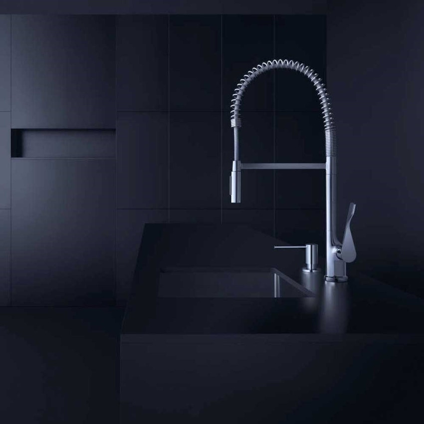 Immagine di Axor CITTERIO miscelatore cucina monocomando 230, semi-pro, finitura cromo 39840000