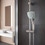 Immagine di Ideal Standard IDEALRAIN doccetta M3 Cube di dimensione 10 cm a 3 funzioni, finitura cromo B0003AA