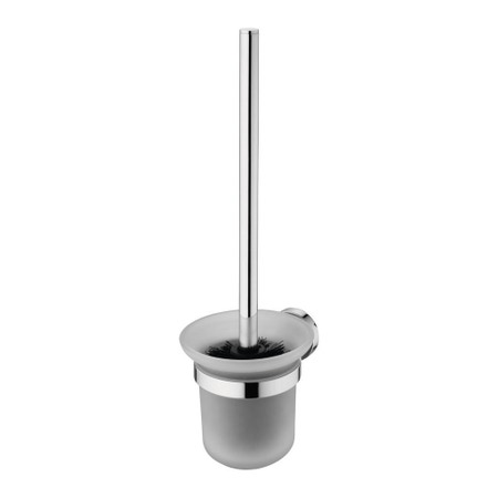 Immagine di Ideal Standard CONNECT porta scopino per installazione a parete in vetro opaco, finitura cromo A9119AA