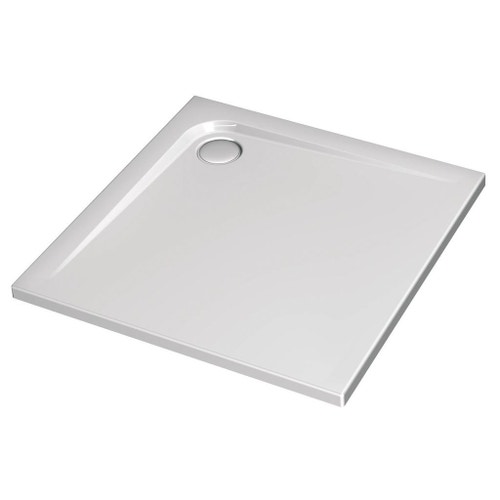Immagine di Ideal Standard ULTRA FLAT piatto doccia quadrato in acrilico 90 x 90 cm, bianco K517301