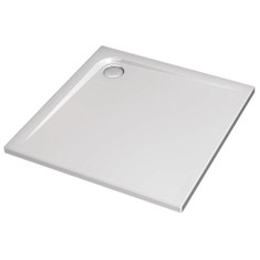 Immagine di Ideal Standard ULTRA FLAT piatto doccia quadrato in acrilico 100 cm, colore bianco finitura lucido K517401