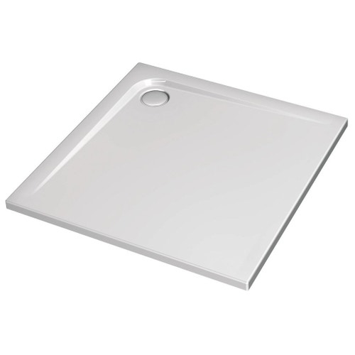 Immagine di Ideal Standard ULTRA FLAT piatto doccia quadrato in acrilico 100 cm, colore bianco finitura lucido K517401