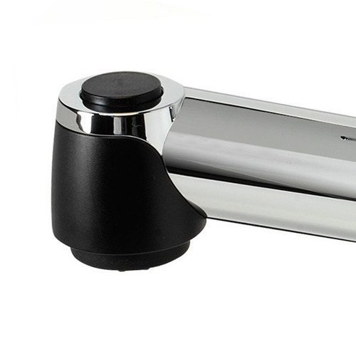 Immagine di Ideal Standard RETTA miscelatore monocomando da appoggio su lavello, bocca di erogazione orientabile ed estraibile a 2 funzioni, cromo B8987AA