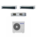 Immagine di Samsung Canalizzabile SLIM/MSP R32 Climatizzatore trial split inverter | unità esterna 6.8 kW unità interne 9000+9000+18000 BTU AJ068RCJ3EG/EU+2xAJ026RBLDEG/EU+AJ052RBMDEG/EU