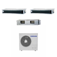 Immagine di Samsung Canalizzabile SLIM/MSP R32 Climatizzatore trial split inverter | unità esterna 6.8 kW unità interne 9000+12000+18000 BTU AJ068RCJ3EG/EU+AJ026RBLDEG/EU+AJ035RBLDEG/EU+18