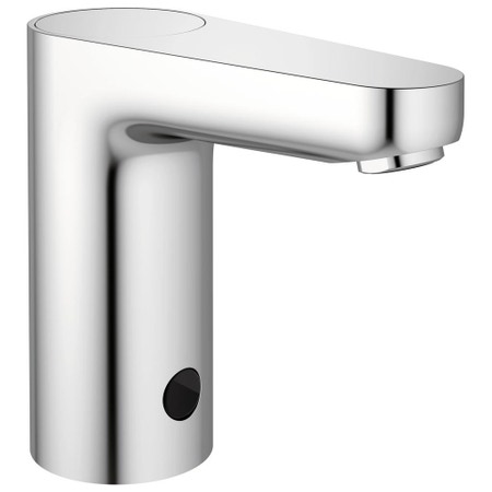 Immagine di Ideal Standard CERAPLUS miscelatore elettronico per lavabo a bocca alta, funzionamento a sensore e alimentazione con trasformatore, finitura cromo A6144AA