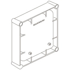 Immagine di Ideal Standard CERAPLUS box di controllo per alimentazione a batteria, finitura neutro A3794NU