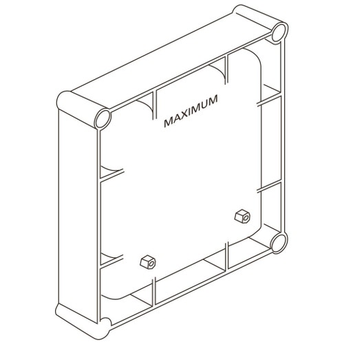 Immagine di Ideal Standard CERAPLUS box di controllo per alimentazione a batteria, finitura neutro A3794NU