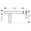 Immagine di Axor MASSAUD portarotolo, finitura cromo 42236000