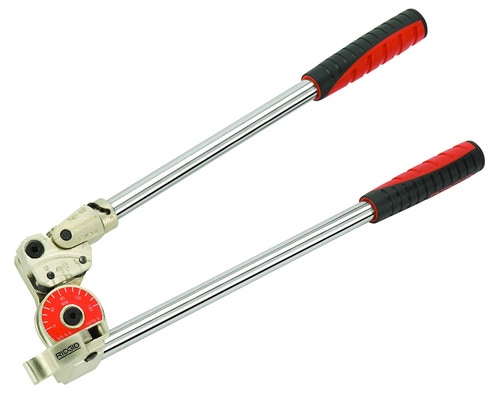 Immagine di Ridgid Curvatubi per idraulica, impieghi pesanti, serie 600, da 3/8", con raggio di curvatura 15/16", per tubi in acciaio inox e titanio 38043
