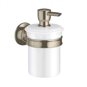 Immagine di Axor MONTREUX distributore sapone liquido, finitura nichel spazzolato 42019820