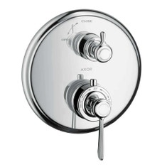 Immagine di Axor MONTREUX set esterno termostatico ad incasso con arresto maniglia a leva, finitura cromo 16801000