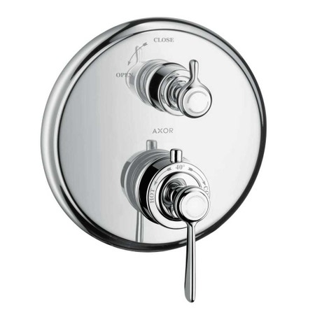Immagine di Axor MONTREUX set esterno termostatico ad incasso con arresto maniglia a leva, finitura cromo 16801000